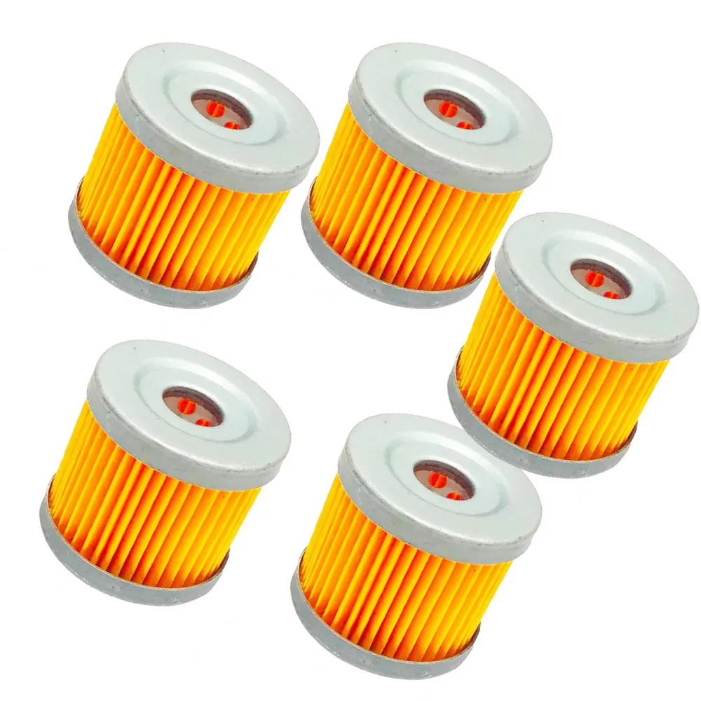 5PCS Motorcycle Engine Oil Filter For HJ125K GN125 EN125 GS125 HJ GN EN 125 125cc Aftermarket Spare Parts Motorcycle Accessories