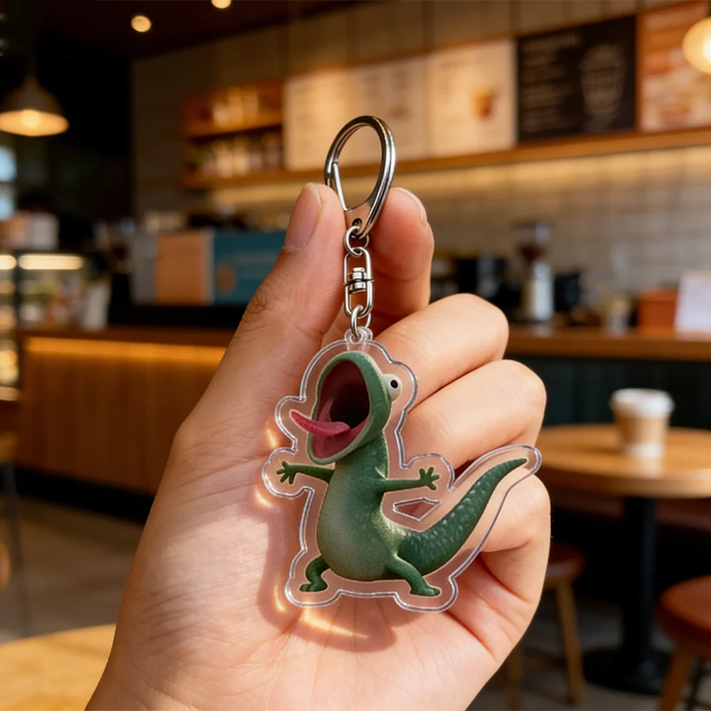 Llaveros de Lagarto Adorables para Mujer, Accesorios para Bolsos, Divertidos Llaveros de Lagarto y Castor, Joyería, Regalos para Amigas