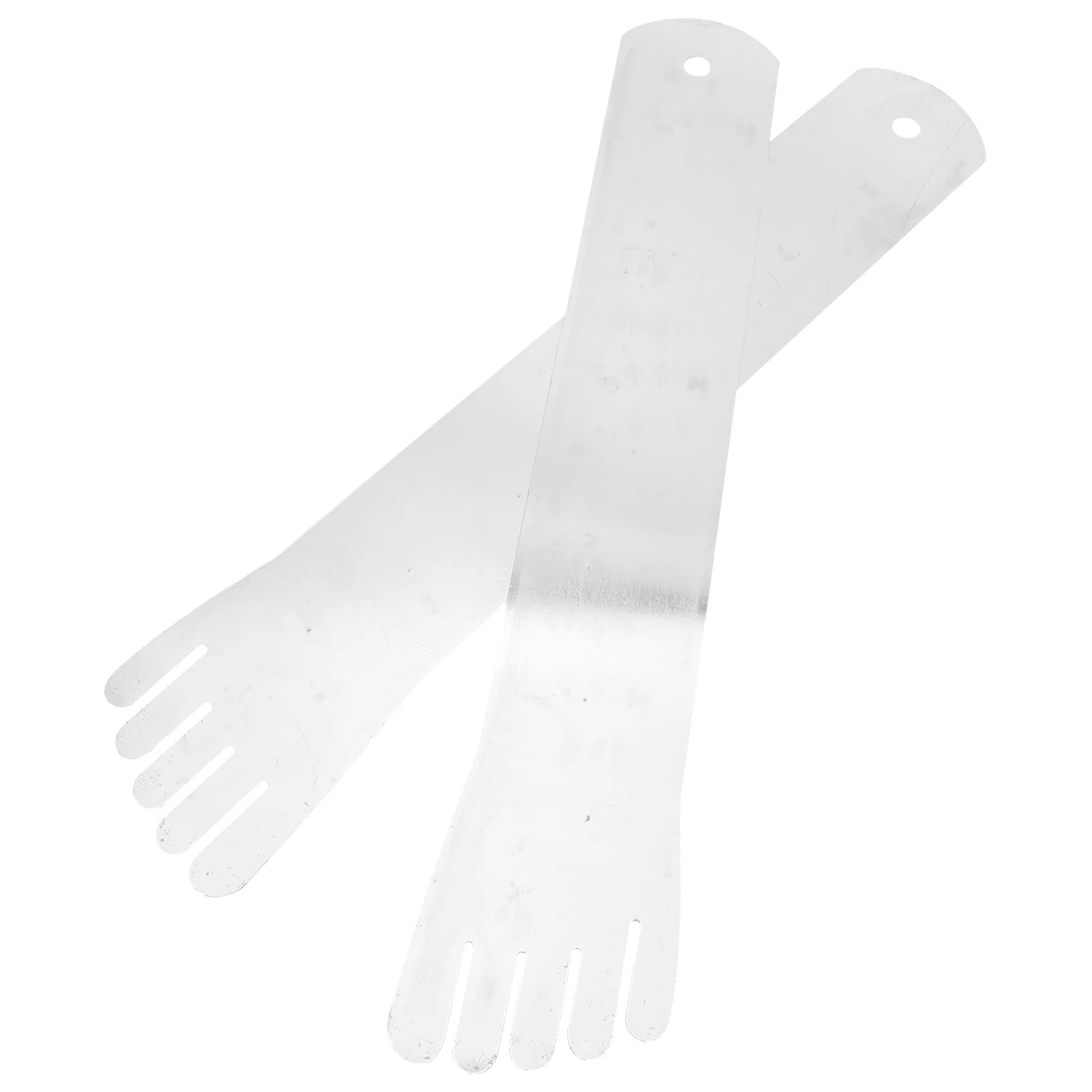 

2 Pcs Socks Styling Plate Accessory Fixture Display Board Organizing Tool Aluminum Boards