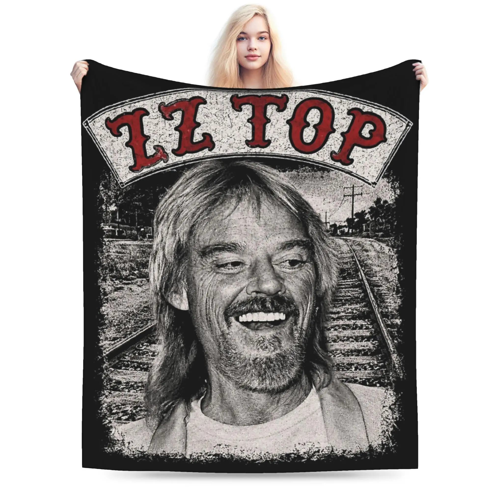 RIP Frank Beard Print Blanket For Men Women Warm Cozy Fluffy  Throw Blankets for Bed 50x60 Inches Multi-size