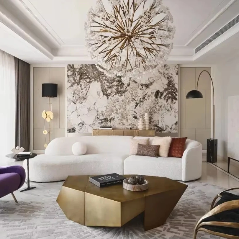 

Sanhai French Retro Interior Design House Apartment 3D Max Rendering Exquisite Home Construction Drawing Advanced Concept