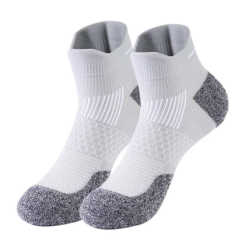 Professional Running Ankle Socks Men Women Performance Sport Breathable Comfort Cushion Athletic Low Cut Sock