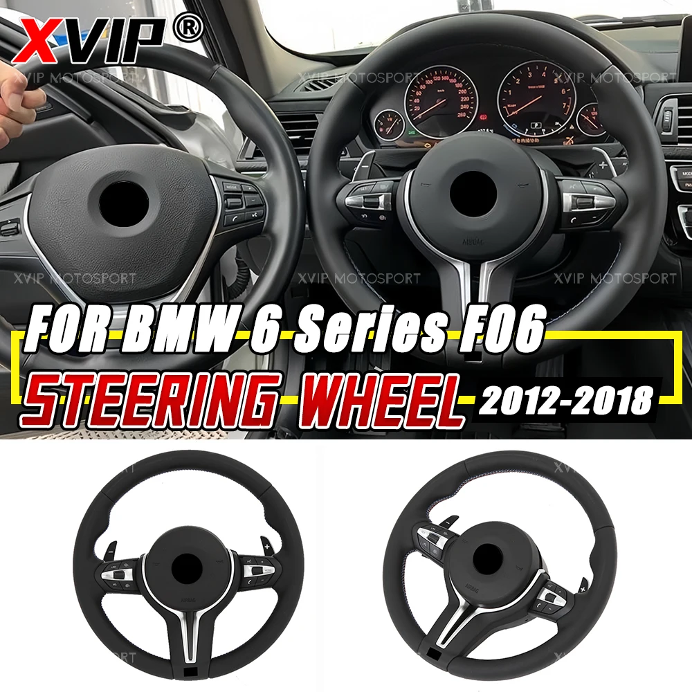 

XVIP F Series M6 Nappa Leather Steering Wheels W/Airbag For BMW 6 Series F06 12-18 F10 F11 F07 GT F12 F13 F01 F02 F03 F04 M5 F90
