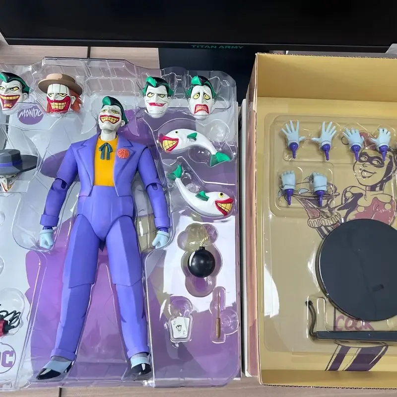 Genuino Joker 1/6 Action Figure 12 Pollici Giunti Mobili Modello Giocattolo Del Fumetto Batman Versione Animata Desktop Decor Collezione Regalo