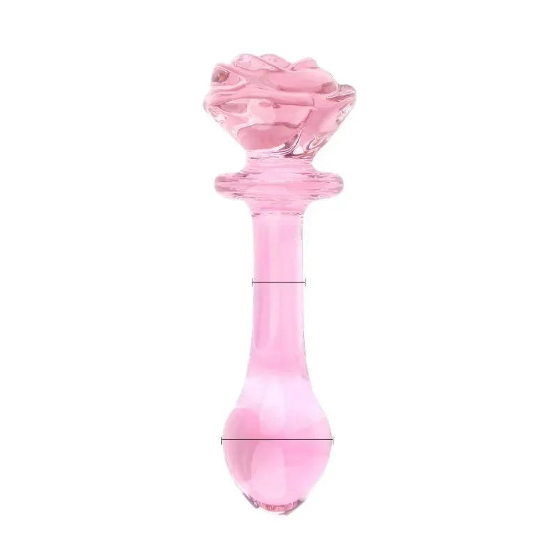 Vagina Stimulate Stimulate Ball Anal Plug Butt Plug Masturbator Vagina Glass Dildo Women Men Gay Sex Toys Smooth Glass Anal