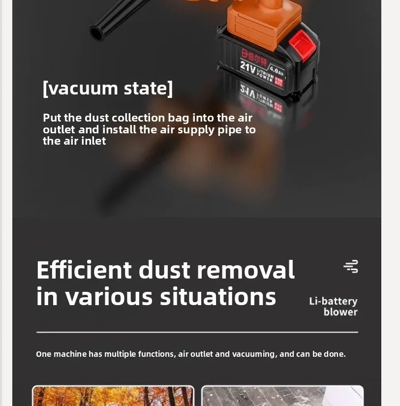 

110 В/220 В перезаряжаемый вентилятор небольшой литиевый фен высокой мощности промышленный двойного назначения компьютерный пылеочиститель AK