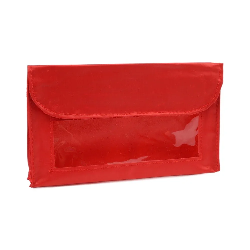 Blue,green,purple,red Magnetic Storage For Office Use Magnetic Storage Clear PVC Window Polyester Construction