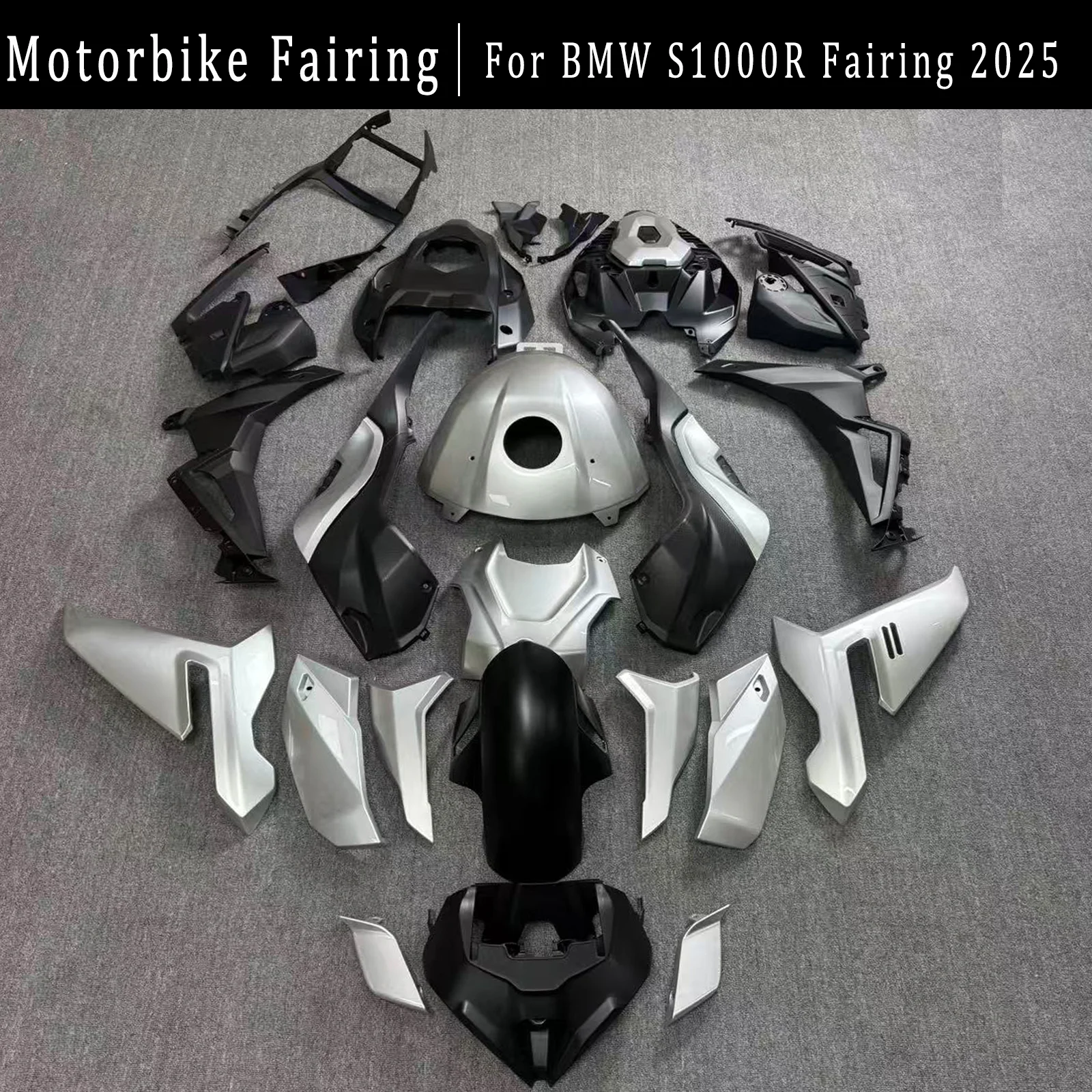 

Full new fairing, suitable for BMW S1000R S1000 R 2025 ABS high-quality injection molded body assembly, motorcycle fairing kit,