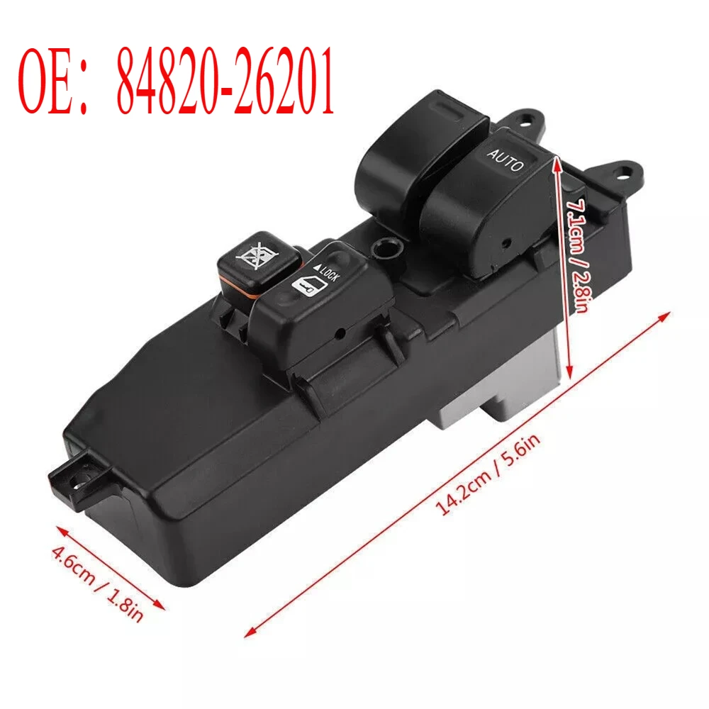 

Front Right Power Auto Control Window Switch 14Pins 84820-26191 84820-26211 for Toyota Hiace 2006-2013 KDH20 TRH20 84820-26201