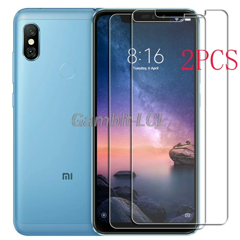 For Xiaomi Redmi Note 6 Pro Tempered Glass Protective ON M1806E7TG, M1806E7TH, M1806E7TI INCH Screen Protector Phone Cover  Film