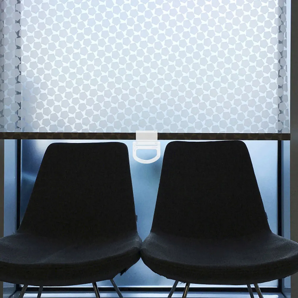 

12Pcs Clear Roller Shade Pulls Transparent Handles Cordless Easy-to-Use Blind Grips for Round Bottom Rods Window Shade Pulls