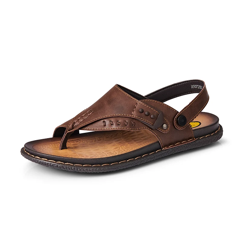 

Men's outdoor sandals with rubber soles