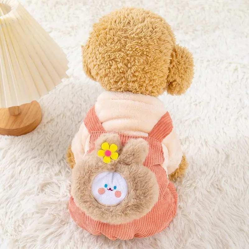 Puppy Clothes Koki Cute Autumn and Winter Clothing Teddy Small Puppy Puppy Cat Pet Winter