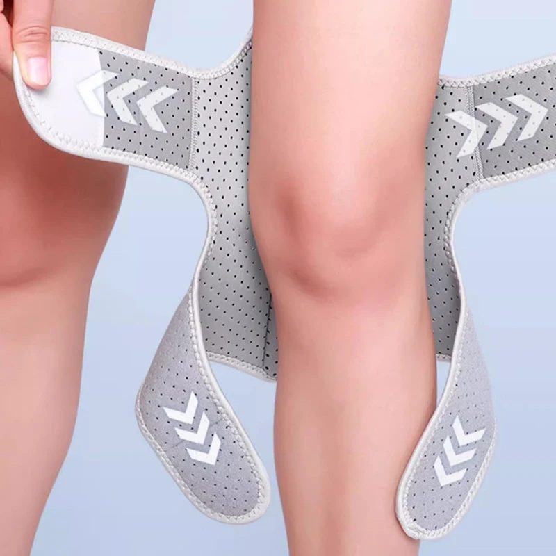 Powerful Rebound Springs Knee Booster Non-Slip Breathable Knee Assistive Device Adjustable Spring Stabilizer Brace Joint Support