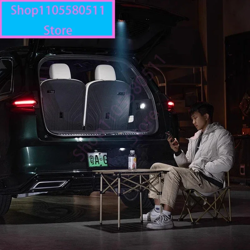 For Li Lixiang L7 L8 L9 Car Rear Trunk Welcome Light Multifunctional Lighting LED Projection Light Warning Light Accessories