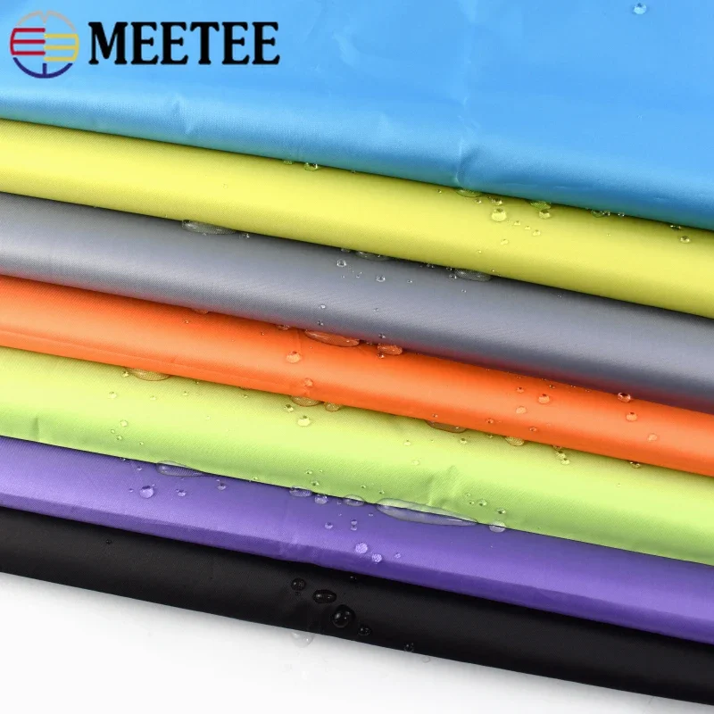 Meetee 100*148cm Waterproof Ripstop Fabric 190T Silver-coated Sunscreen Sunshade Umbrella Cloth Outdoor Tent Material By Meter