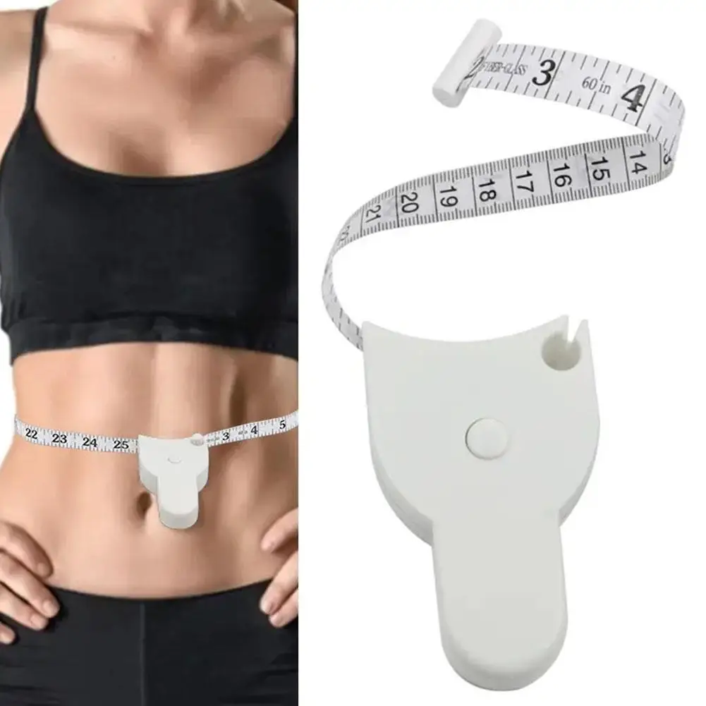 Self-tightening High-Precision Measuring Tape Automatic Measuring 3D Body Fitness Ruler Shrink Belt Waist Circumference