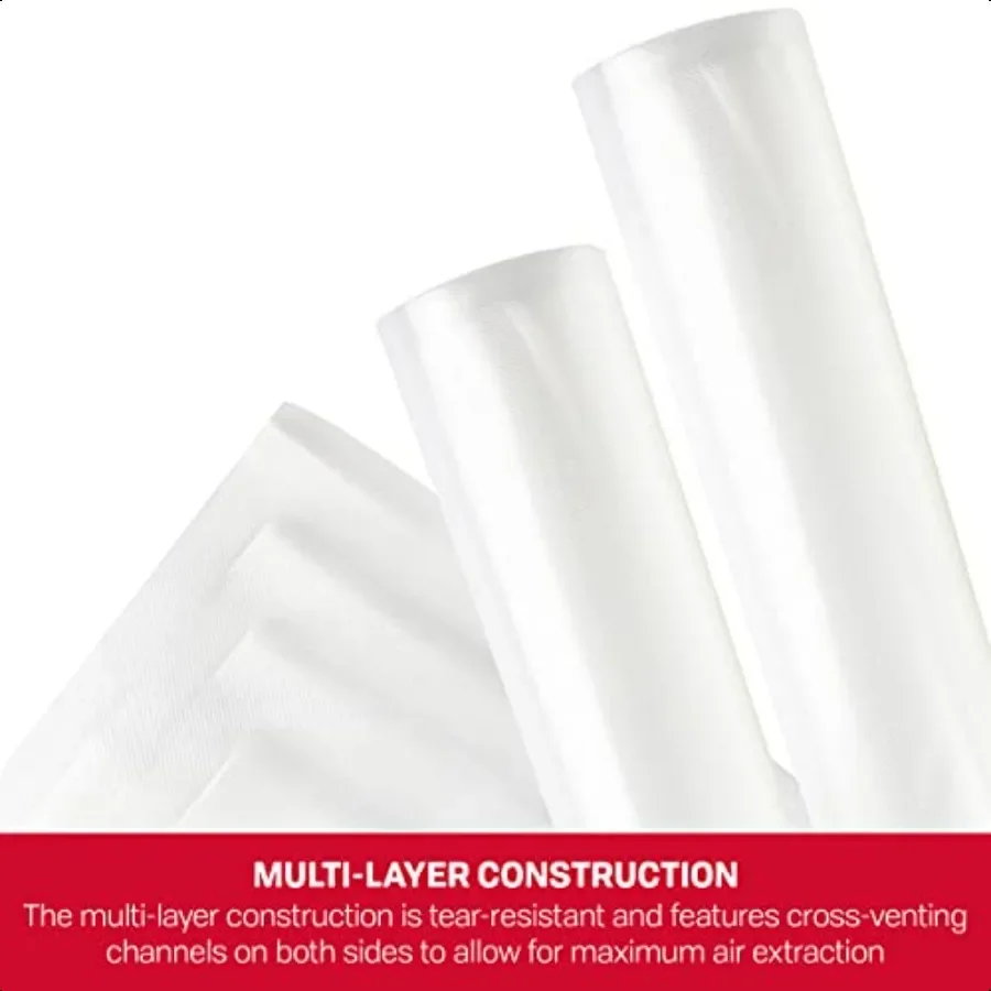 VS07V ถุงซีลสูญญากาศ Variety Pack Bag Roll Combo Clear