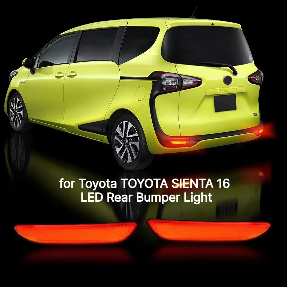 Suitable for Toyota TOYOTA SIENTA 16 LED Rear Bumper Light Rear Surround Light There-functions Decorative Light 12V Waterproof