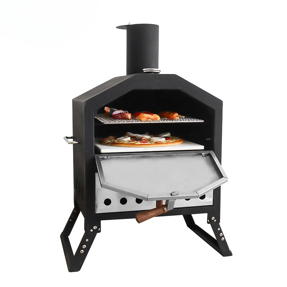 

Popular Portable Outdoor Wood Stove with Pizza Oven