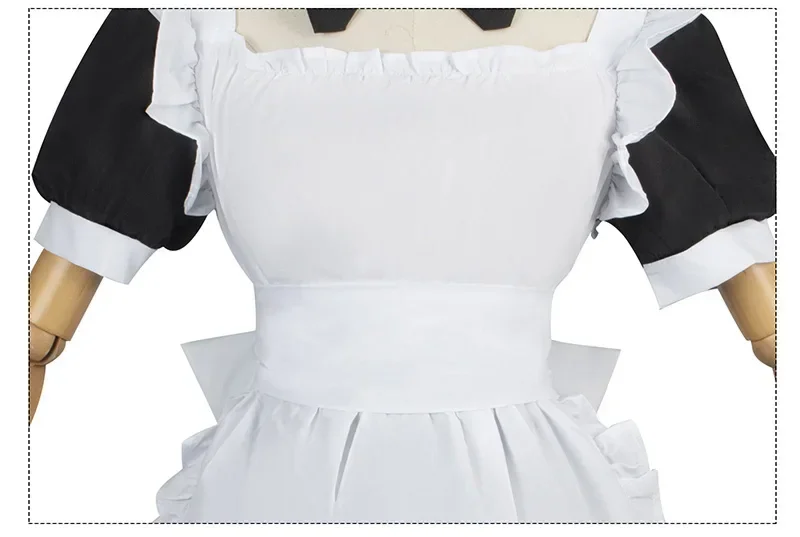 Bocchi the Rock Goto Hitori Anime Cosplay Costume Maid Dress Outfit Hitori Bocchi Roleplay Clothing for Fans