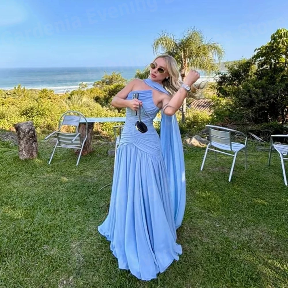 

Простые женские вечерние платья А-силуэта без рукавов с открытой спиной, выпускные платья, нарядные платья для женщин, индивидуальный пошив, для торжественных мероприятий, вечерние платья