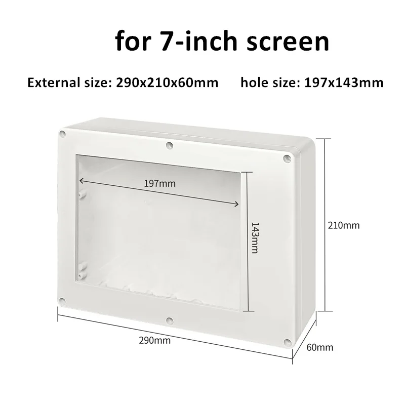 Aangepaste touchscreen-installatie Elektrische schakelkast 7/10,5 inch PLC Mens-machine-interface voor industrieel gebruik