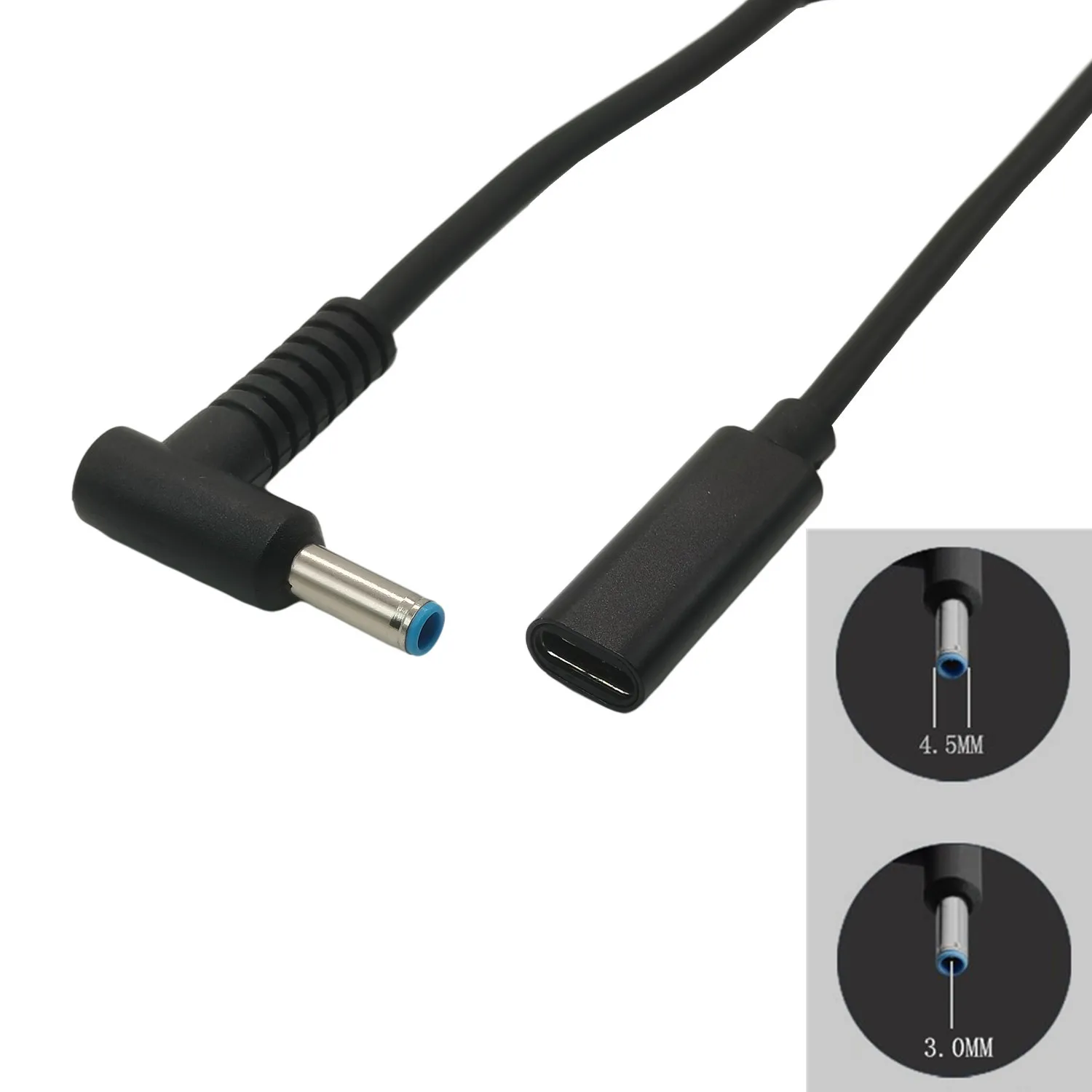 Переходник PD Spoof с гнездом USB Type-C на 2,5x0,7 мм 4,5x3,0 мм 3,5x1,35 мм