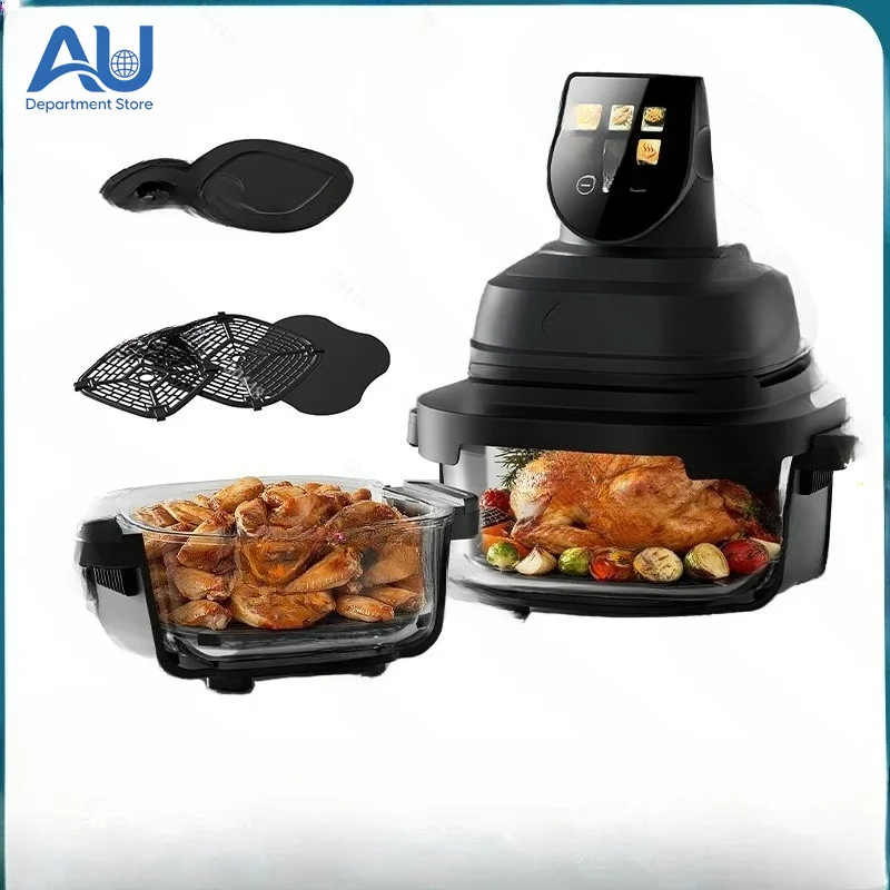 

Air Fryer Smart Oil-Free Multi-Function Visual Double-Layer Automatic Household Fryer Oven