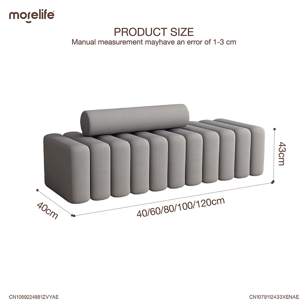 Luxury Living Room Sofa Modern Classic Shoe Changing Bench Comfortable Soft Bag Footstool Bedroom Bed End Stool Home Furniture