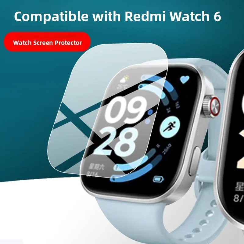 1-5PCS Hydrogel Protective Film For Redmi Watch 6 Clear Soft TPU Protective Films Screen Protector For Xiaomi Redmi Watch 4 5 6