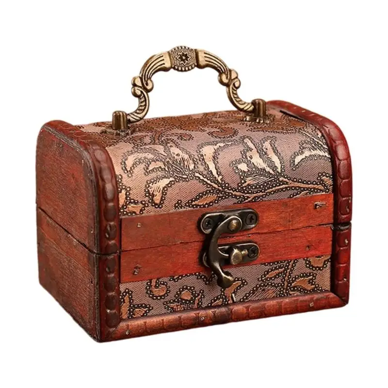 

652F Stylish Jewelry Box with Organization Leather Texture Jewelry Organizers Suitable for Long Term Preservation