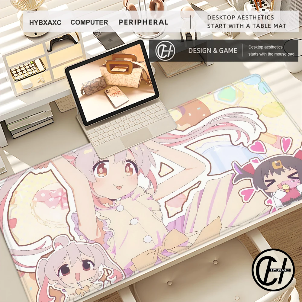

120x60 Anime Girl Oyama Mahiro Mihari Kaede Mousepad Kawaii Mouse Pad Large Computer Gaming Pad XXL Gamer Accessories Desk Mat