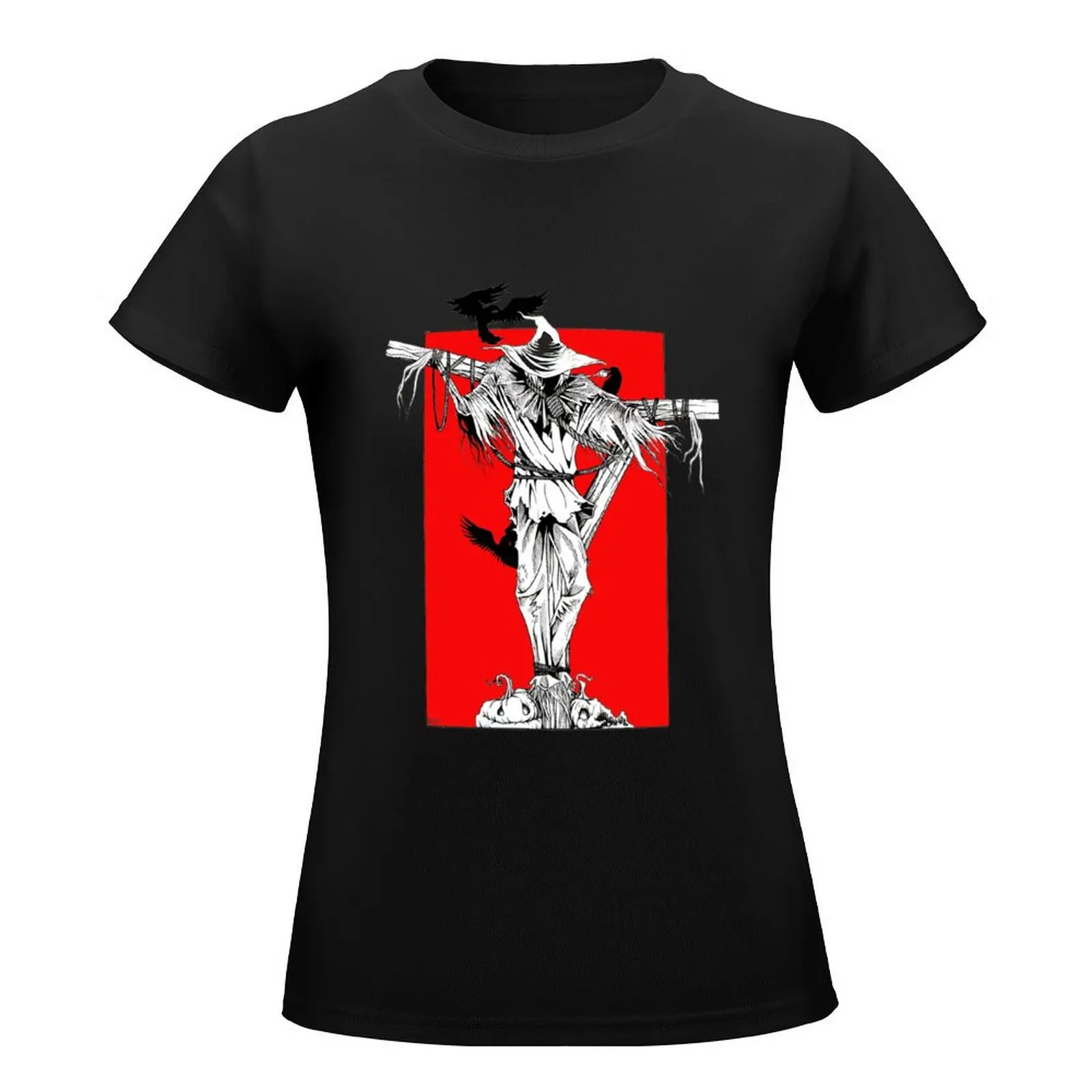 Scarecrow T-Shirt hippie clothes Female clothing aesthetic clothes graphic t-shirts for Women