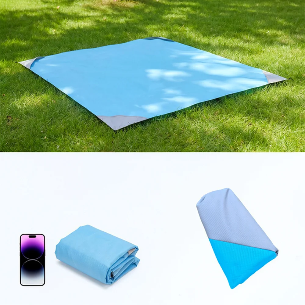 Waterproof Outdoor Camping Mat Sand Free Picnic Blanket Portable Folding Beach Rug Lightweight Pad For Hiking Grass