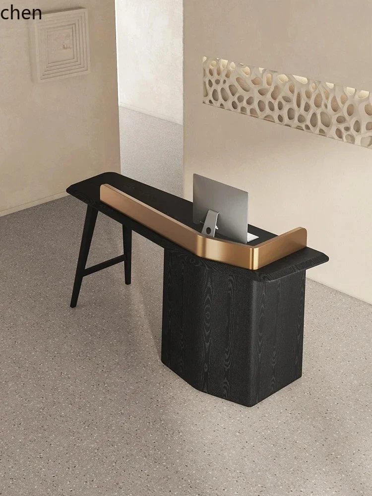 HYS Clothing Store Personalized Cashier Counter High-End Reception Desk New Product