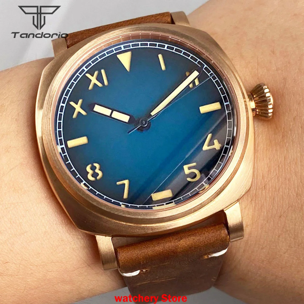 42mm CUSN8 Bronze/Steel Case AR Sapphire Glass Luminous Marks NH35 PT5000 Automatic Movement 20ATM Waterproof Men\'s Watch