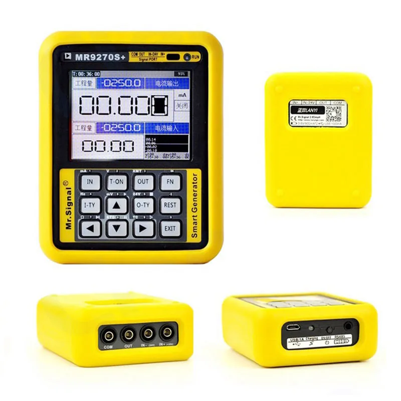 Imagem -05 - Signal Generator Calibração Tensão Atual Termopar Pressão Transmissor Gravador de Freqüência Pid Pt100 Mr9270s Mais Hart 420ma