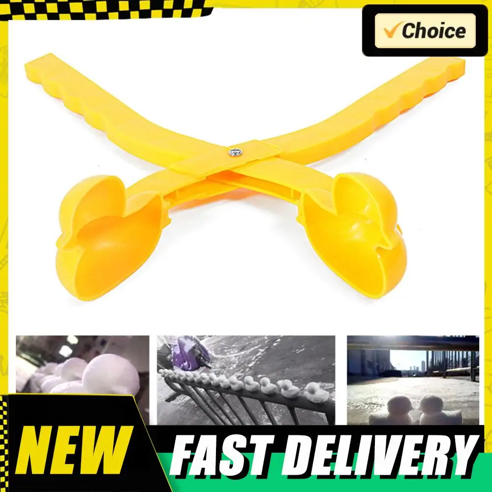 Cartoon Duck Snowball Mold Clip 1PC Creative Outdoor Toy for Kids Snow Fight Interactive Game Supplies