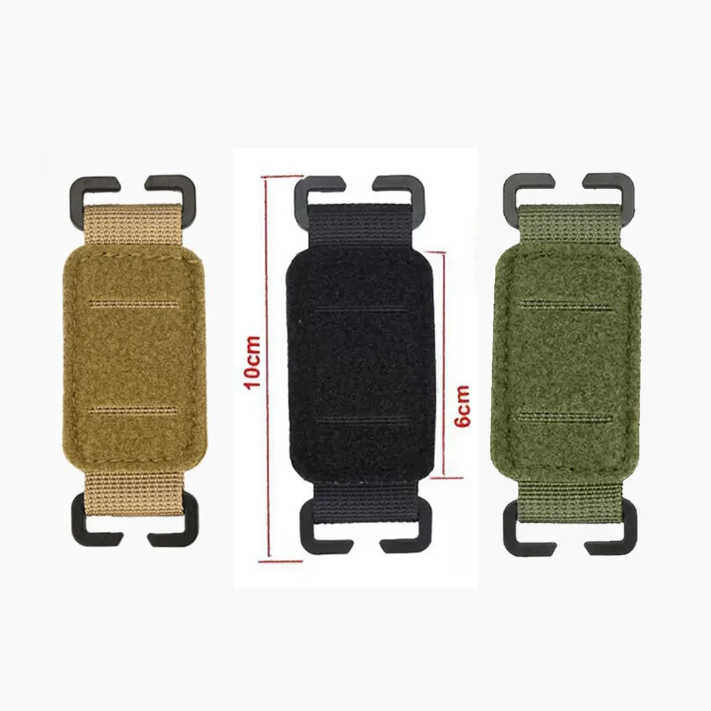 Tactical Molle Patch Adapter Hook And Loop Badge Display Converter Strap
