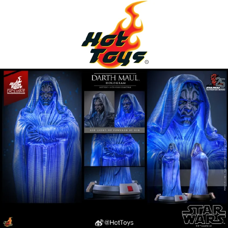 

New In Stock Hottoys Ht "Star Wars: Episode I - The Phantom Menace" Darth Maul Hologram Acs015 Limited Edition Gift