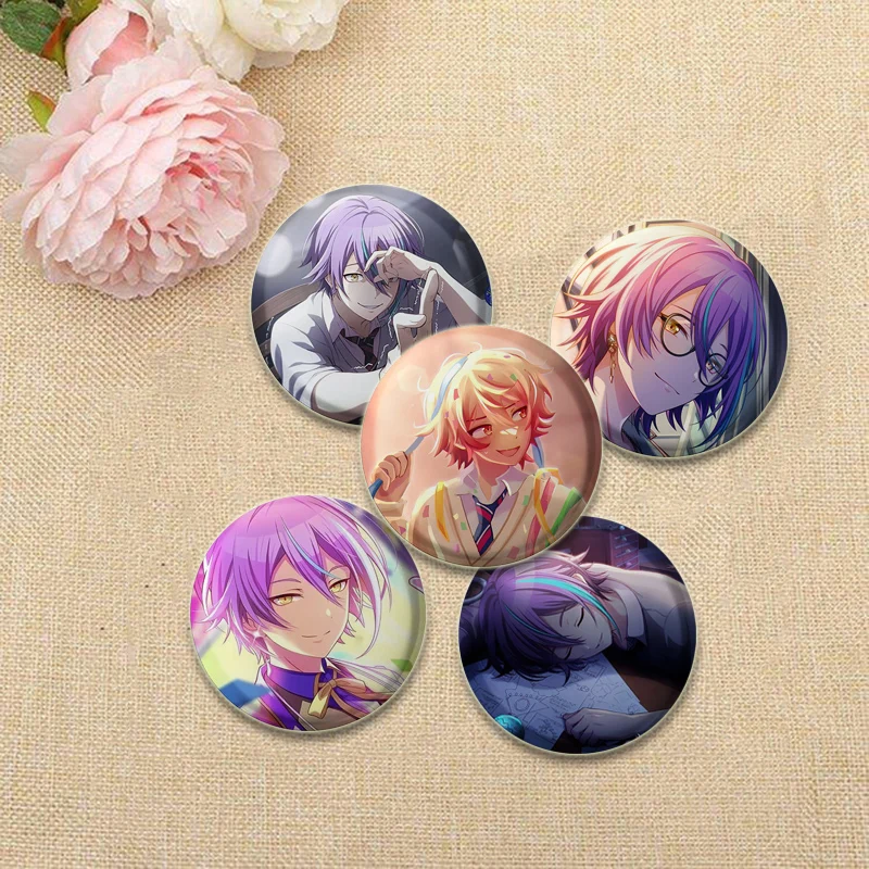 New Project SEKAI Anime Brooches Wonderlands×Showtime Kamishiro Rui Metal Badge Handmade Pins for Jewelry Gift Accessory