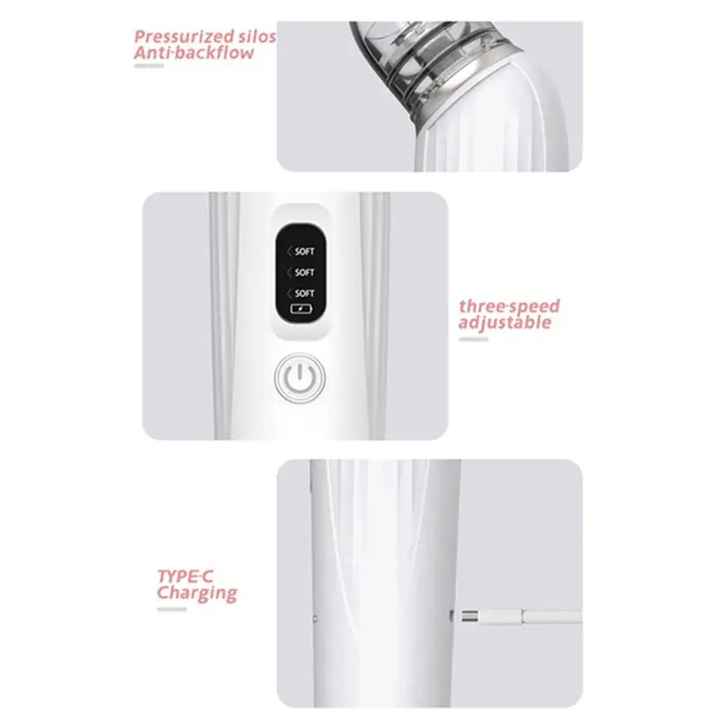 abum-ノーズクリーナー-ベビー電動鼻水吸引器-充電式吸引器-3つの吸引モード-食品グレードシリコンチップ-a