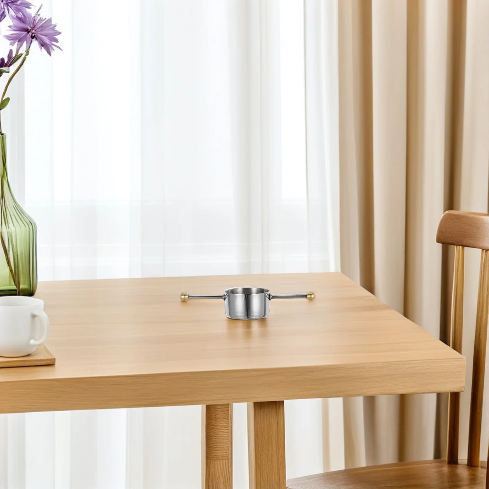 

1Pcs 30Ml Stainless Steel Measuring Cup Easy Clean Comfortable Grip Measuring Tool for Home Bar Kitchen Ounce Cup