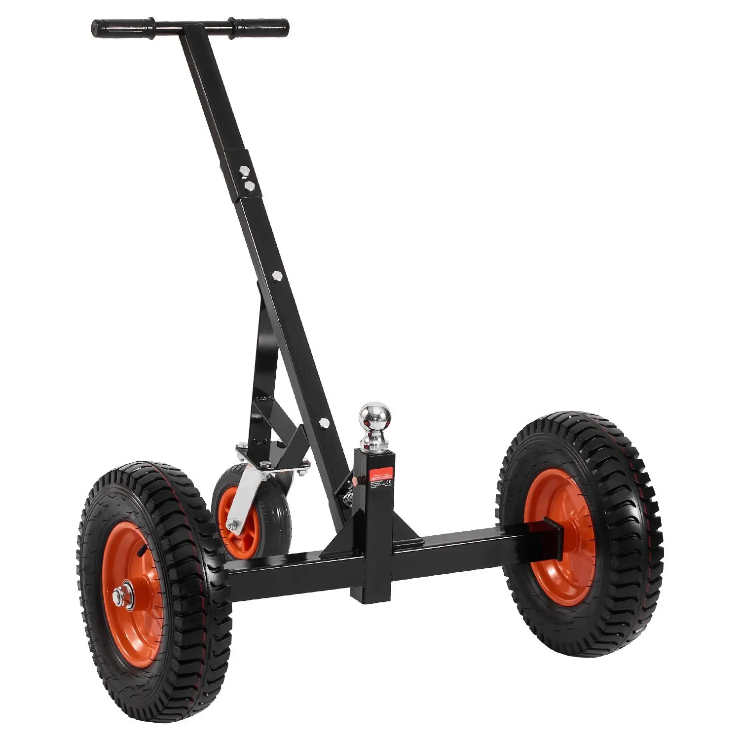Heavy-Duty Trailer Dolly, 1200lbs Tongue Weight Capacity, Carbon Steel Mover with 2 inch Ball, 15.2 inch Pneumatic Tires