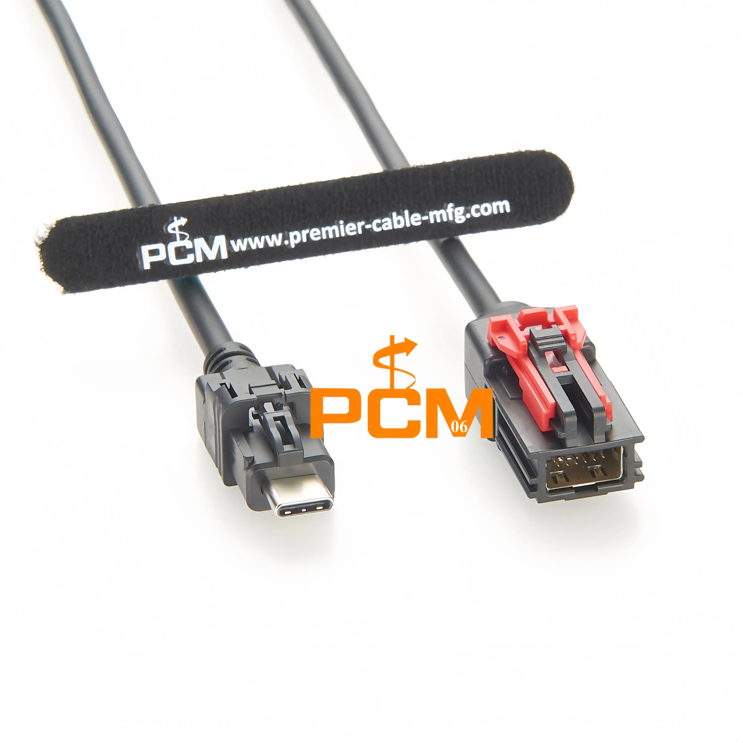 자동차 데이터 케이블 HSAL HSAutoLink 12핀 - USB 3.1 타입-C LVDS 케이블 하네스 (Molex 111146-3080 및 TE 2398010-1 호환)