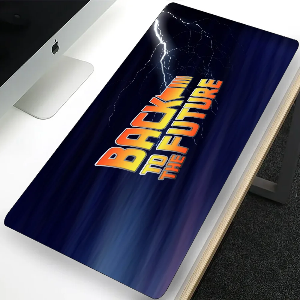 Back to The Future Large Gaming Mouse Pad Computer Mousepad PC Gamer Laptop Mouse Mat Office Mausepad XXL Keyboard Mat Desk Pad