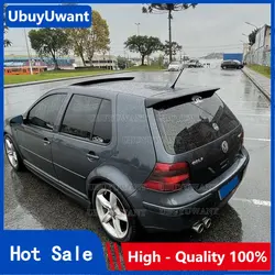 For Volkswage VW Golf 4 IV MK4 Standard and R32 2004-2008 ABS Unpainted Grey Back Windshield Spoiler