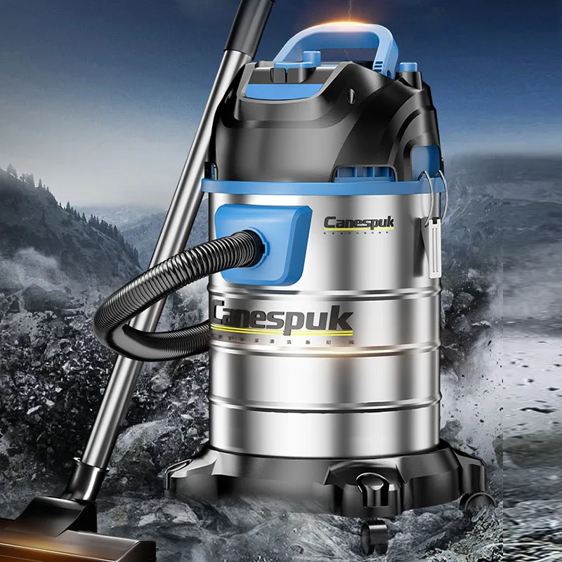 30L/40L Barrel Household Vacuum Cleaner Large Suction High Power Car Wash Industrial Beauty Seam a Suction Machine Dry