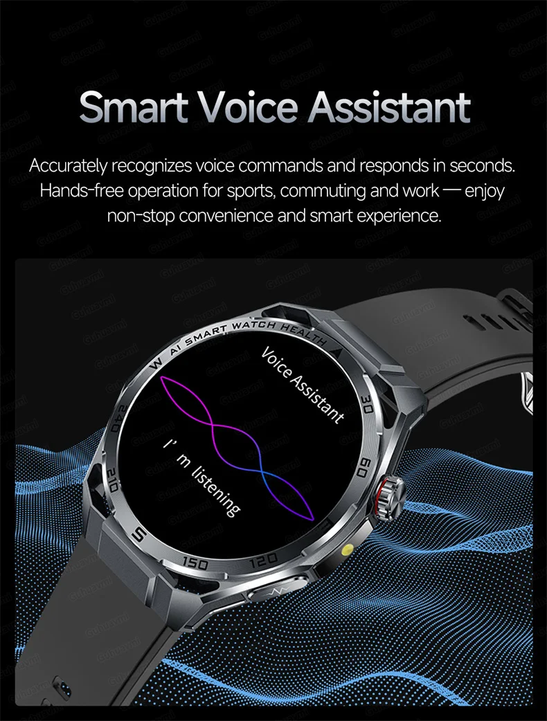 ECG Smartwatch für Herren, Bluetooth-Anruf, Fitness-Tracker, Blutdruckmessung, BO2, Schlafüberwachung, Gesundheits-Smartwatch, Sport, für Android und iOS – Detail 30
